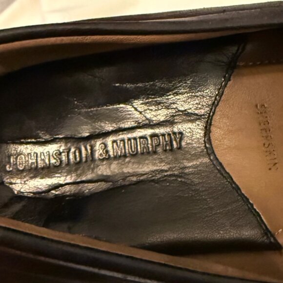 Johnston & Murphy Cresswell Venetian 208471 Slip On Loafers Size 10 M Black main image 5